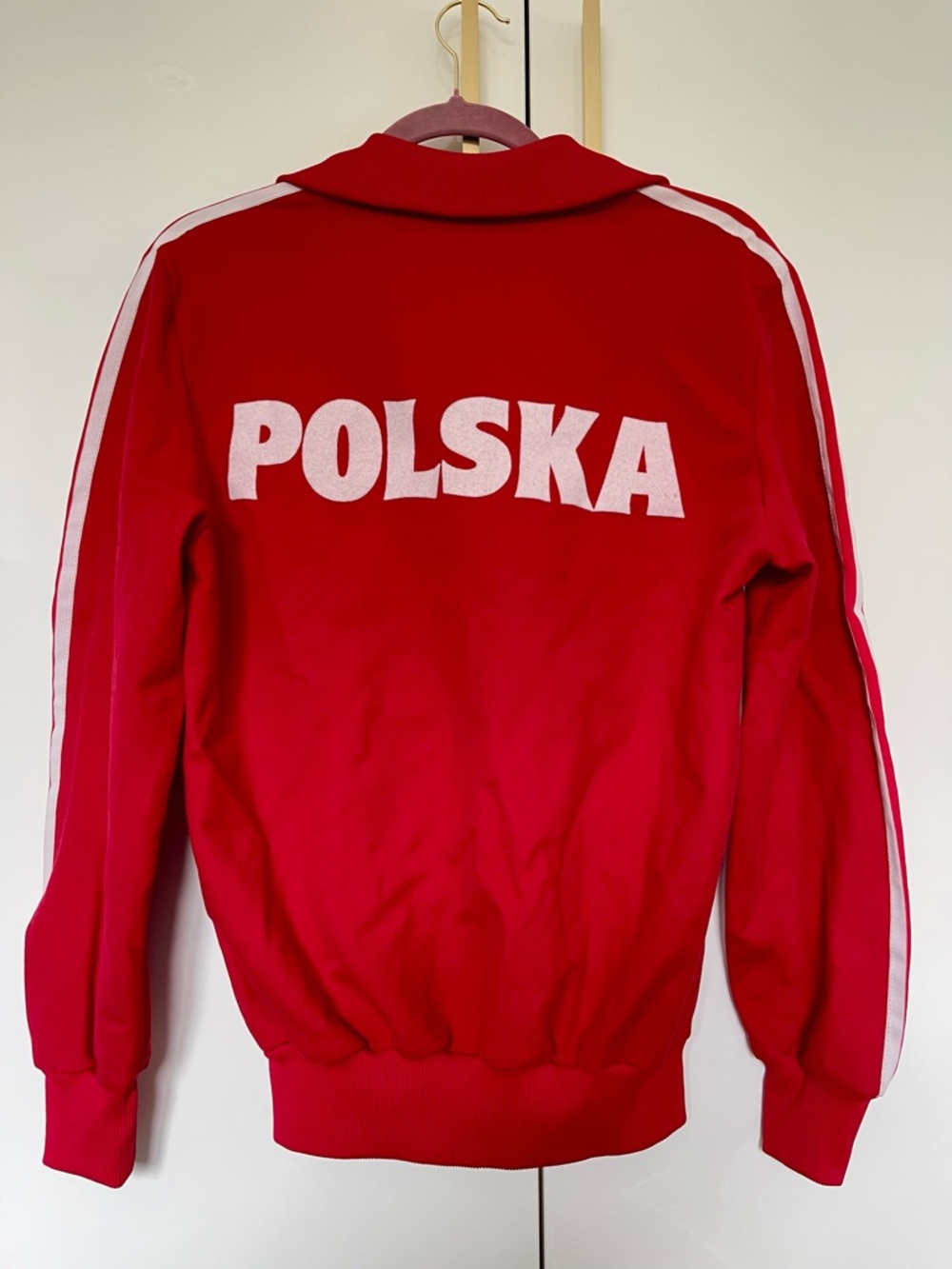ADIDAS Rare 1980s Vintage Polska Olympic tracksuit Made In West Germany Small - Picture 5 of 14